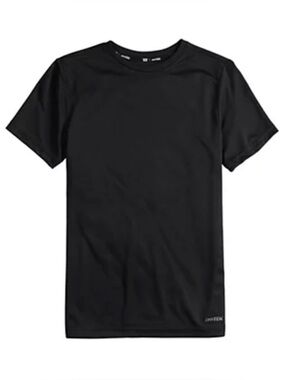 Tek Gear DryTek Athletic Tee - Boys L Husky - Black Performance T-Shirt